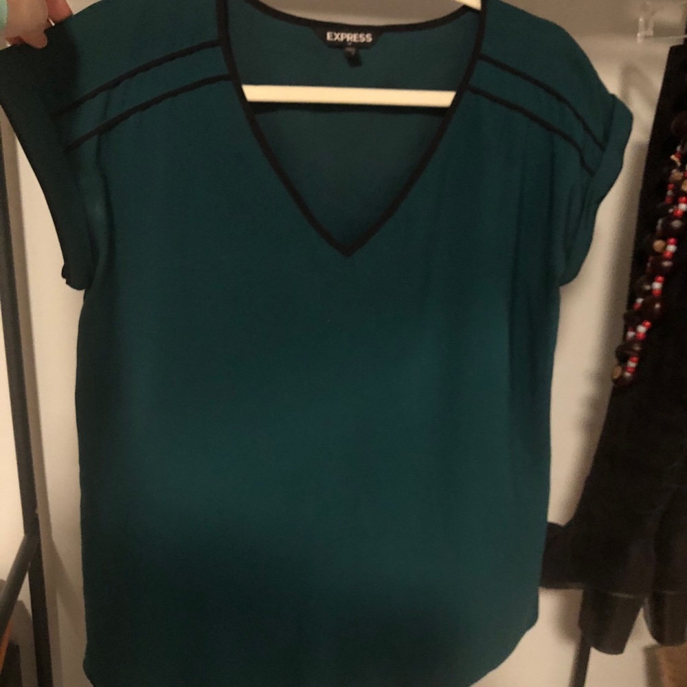 Express emerald blouse - Picture 2 of 5